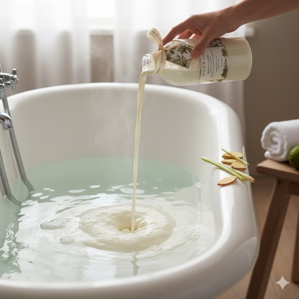 The Luxury Bathing Company | Bergamot, Ginger & Lemongrass Indulgent Bath Soak - Picture 6 of 7